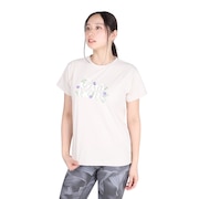 ジローム（GIRAUDM）（レディース）ドライプラス ジャージー プリント 半袖Tシャツ CT4S0095-TR864-GRCD BEG