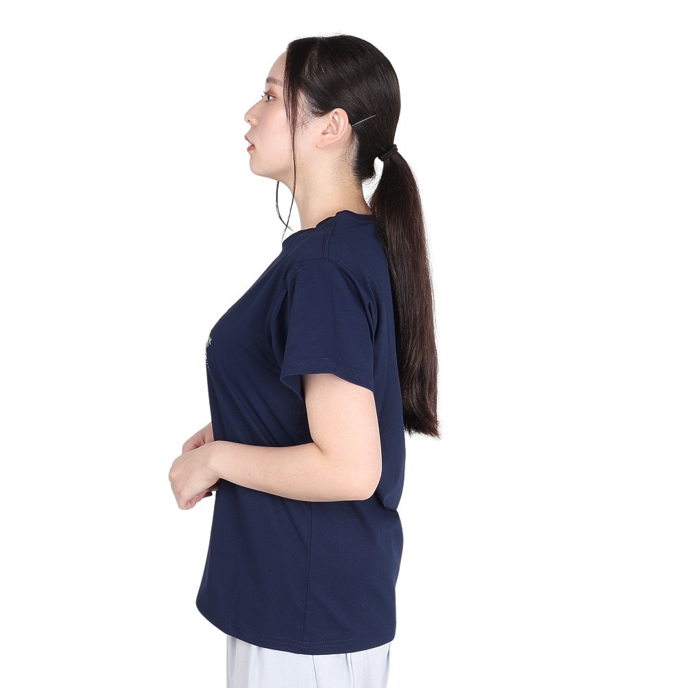 ジローム（GIRAUDM）（レディース）ドライプラス ジャージー プリント 半袖Tシャツ CT4S0095-TR864-GRCD NVY