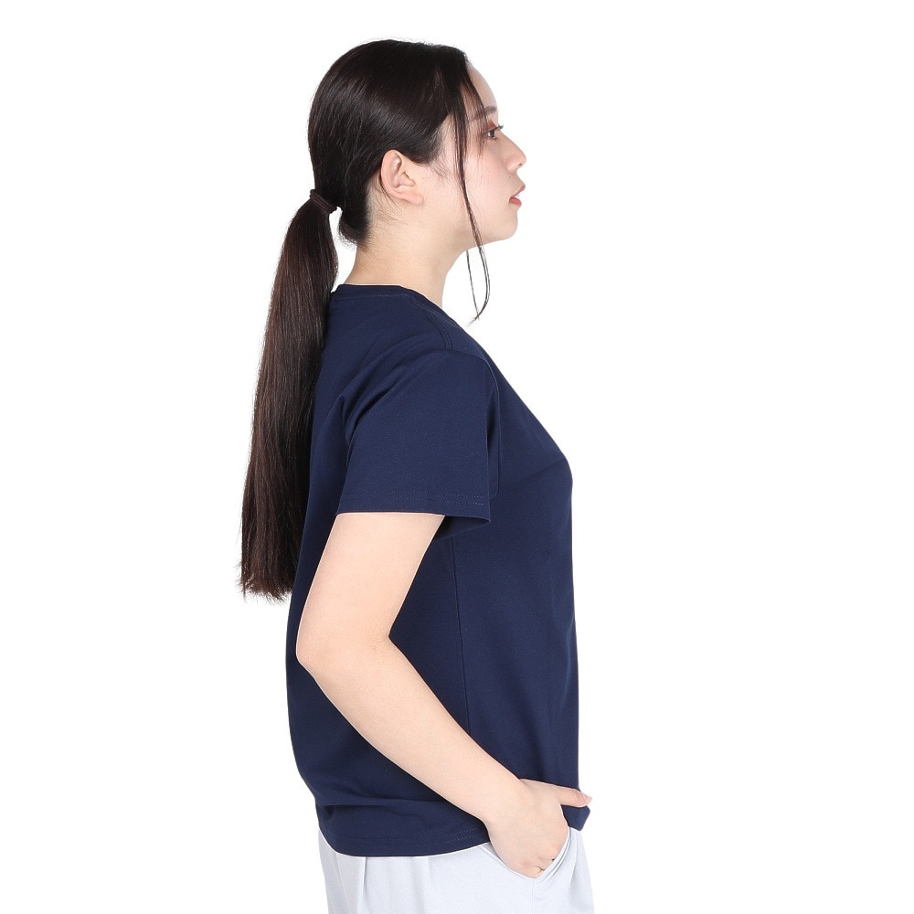 ジローム（GIRAUDM）（レディース）ドライプラス ジャージー プリント 半袖Tシャツ CT4S0095-TR864-GRCD NVY