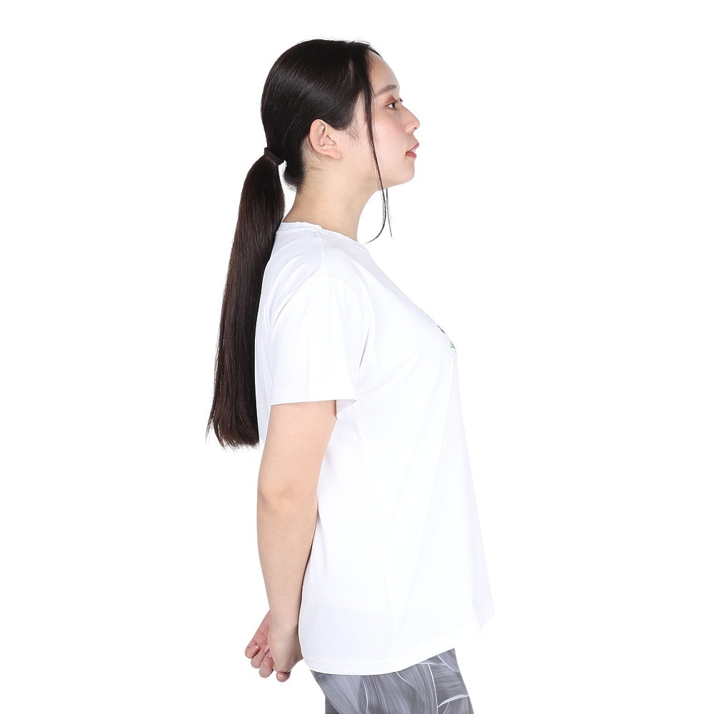 ジローム（GIRAUDM）（レディース）ドライプラス ジャージー プリント 半袖Tシャツ CT4S0095-TR864-GRCD WHT