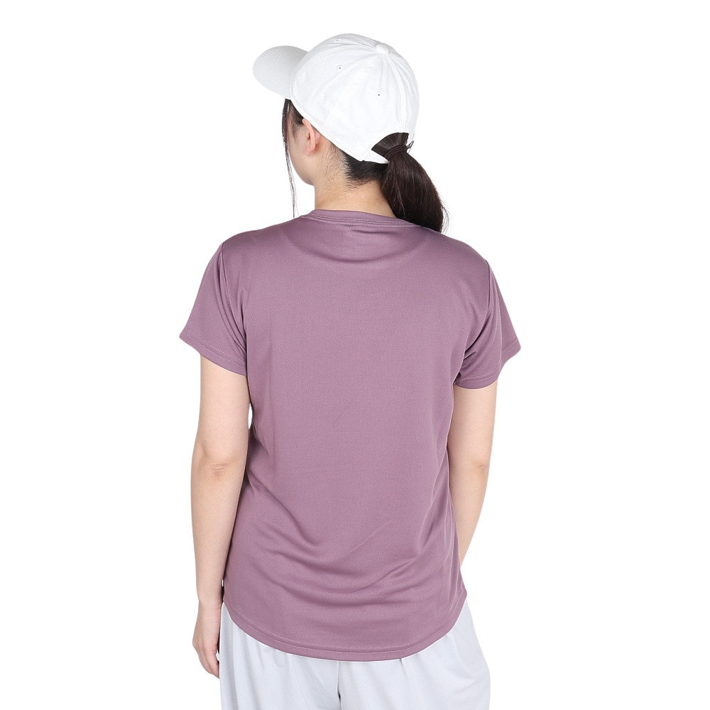 ジローム（GIRAUDM）（レディース）ドライプラス プリント メッシュ 半袖Tシャツ CT4S0096-TR864-GRCD PUL