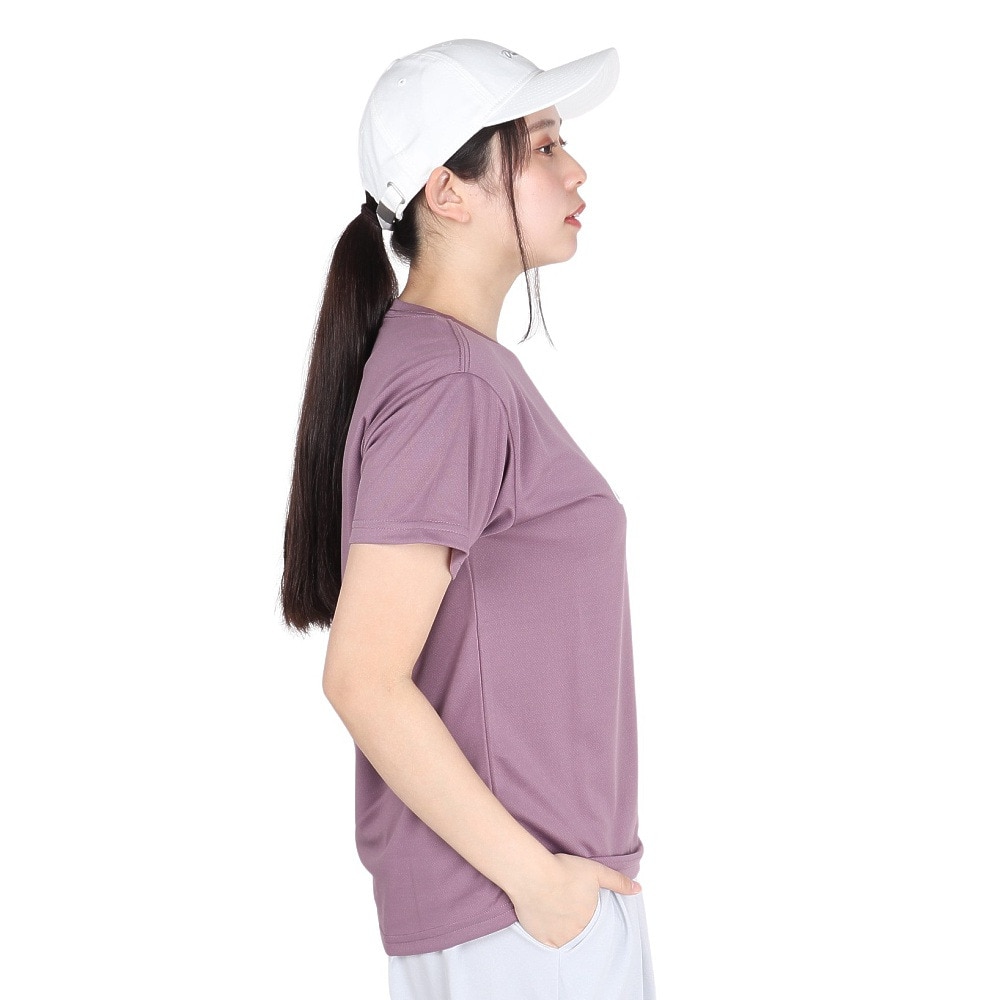 ジローム（GIRAUDM）（レディース）ドライプラス プリント メッシュ 半袖Tシャツ CT4S0096-TR864-GRCD PUL