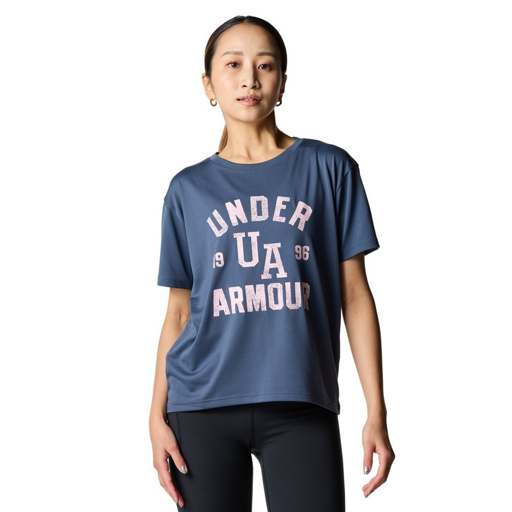 アンダーアーマー（UNDER ARMOUR）（レディース）テック ボックス グラフィック Tシャツ 6001332 044