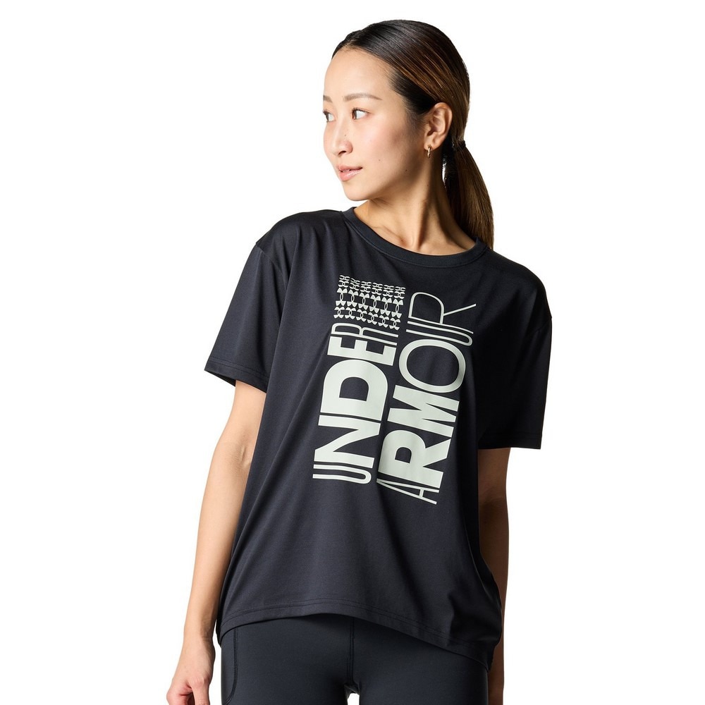 アンダーアーマー（UNDER ARMOUR）（レディース）テック ボックス グラフィック Tシャツ 6001333 001