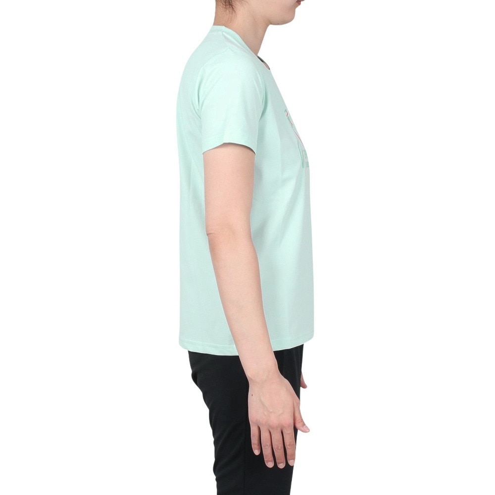 ルコックスポルティフ（lecoqsportif）（レディース）ヘランカサンスクリーン 半袖Tシャツ QMWXJA01 GR