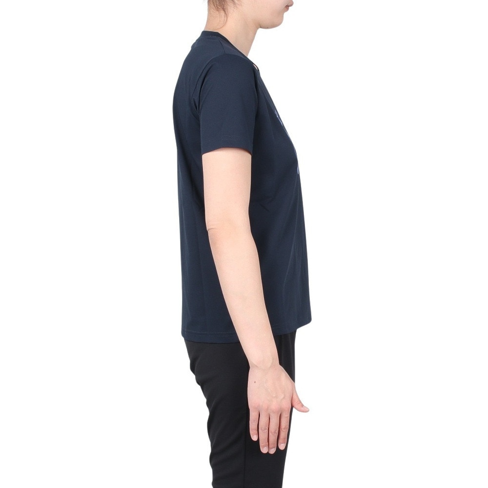 ルコックスポルティフ（lecoqsportif）（レディース）ヘランカサンスクリーン 半袖Tシャツ QMWXJA01 NV
