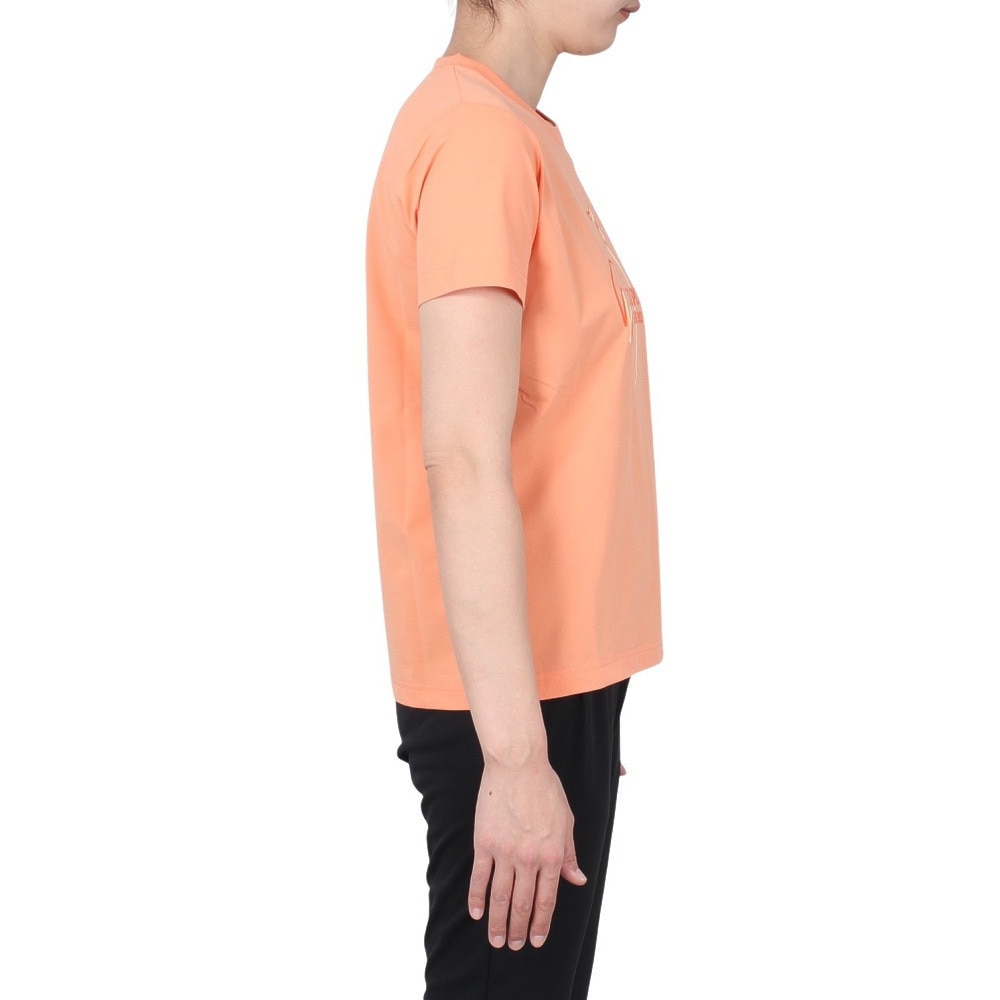 ルコックスポルティフ（lecoqsportif）（レディース）ヘランカサンスクリーン 半袖Tシャツ QMWXJA01 OR