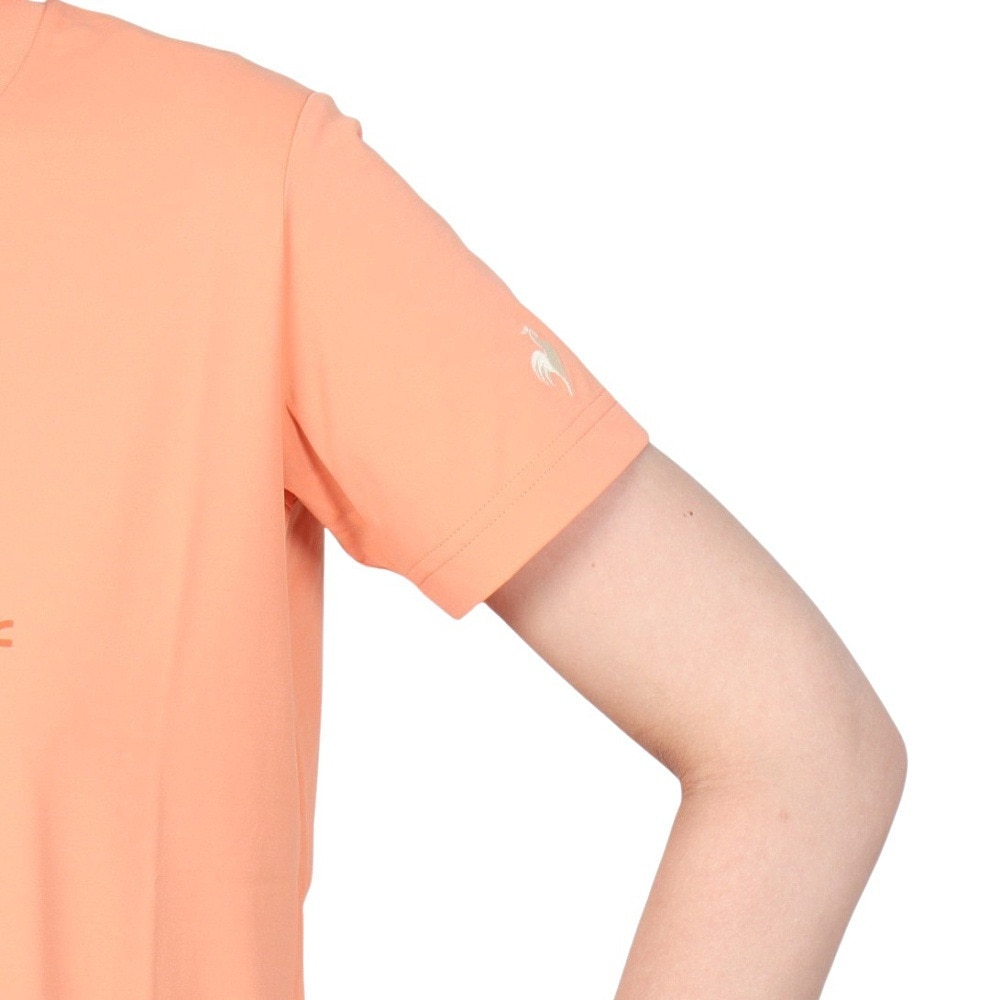 ルコックスポルティフ（lecoqsportif）（レディース）ヘランカサンスクリーン 半袖Tシャツ QMWXJA01 OR
