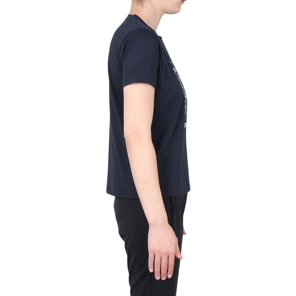 ルコックスポルティフ（lecoqsportif）（レディース）サンスクリーン 半袖Tシャツ QMWXJA05 NV