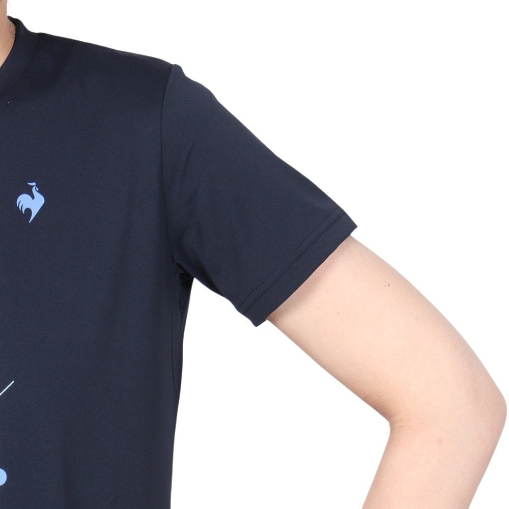 ルコックスポルティフ（lecoqsportif）（レディース）サンスクリーン 半袖Tシャツ QMWXJA05 NV