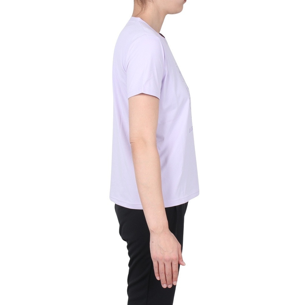 ルコックスポルティフ（lecoqsportif）（レディース）サンスクリーン 半袖Tシャツ QMWXJA05 PP