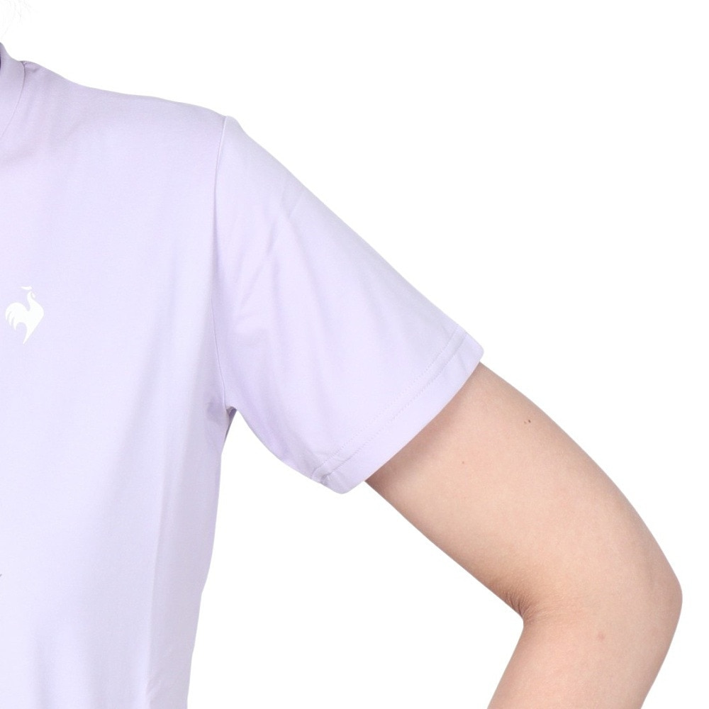 ルコックスポルティフ（lecoqsportif）（レディース）サンスクリーン 半袖Tシャツ QMWXJA05 PP