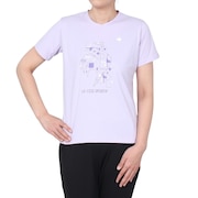 (レディース)サンスクリーン 半袖Tシャツ QMWXJA05 PP