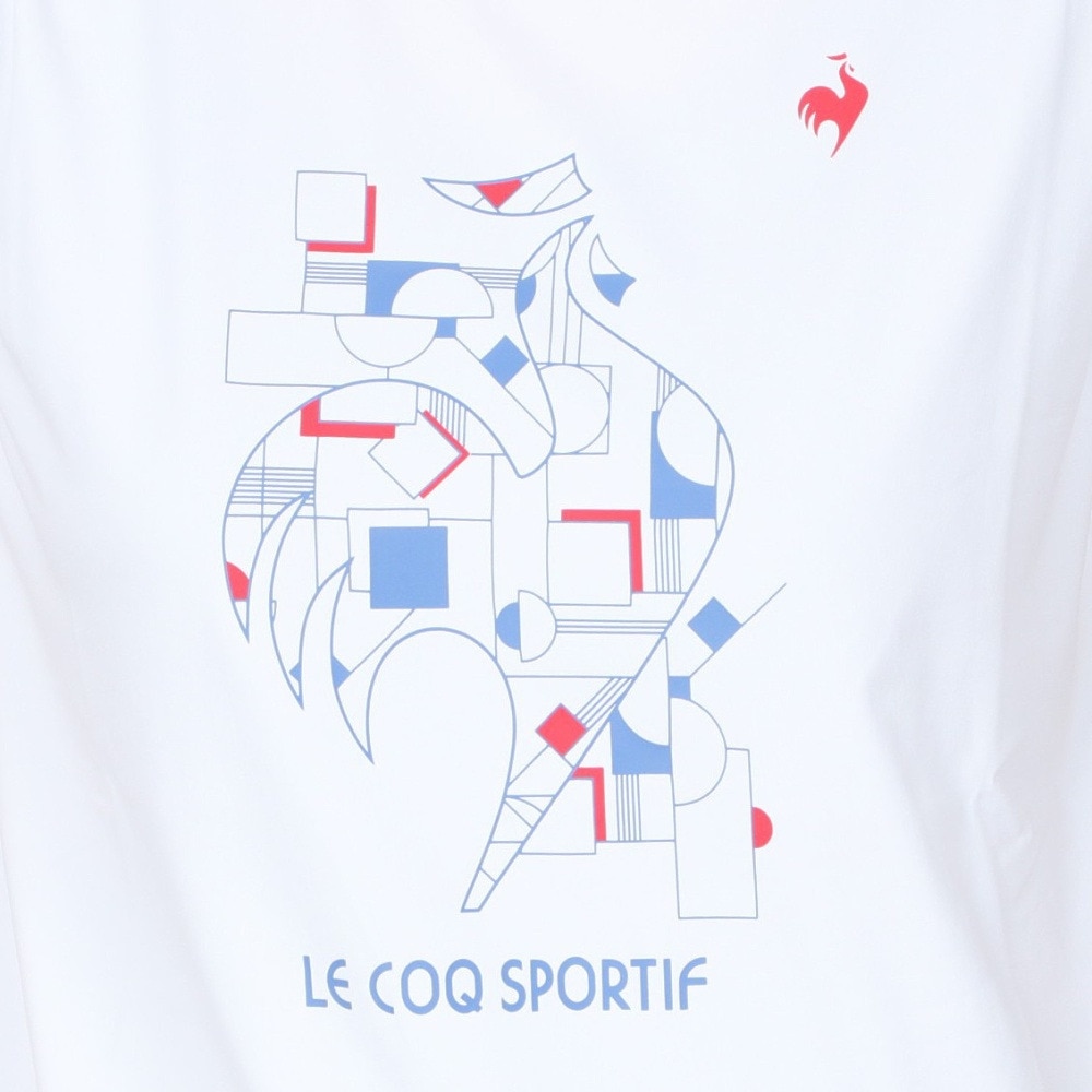 ルコックスポルティフ（lecoqsportif）（レディース）サンスクリーン 半袖Tシャツ QMWXJA05 WH