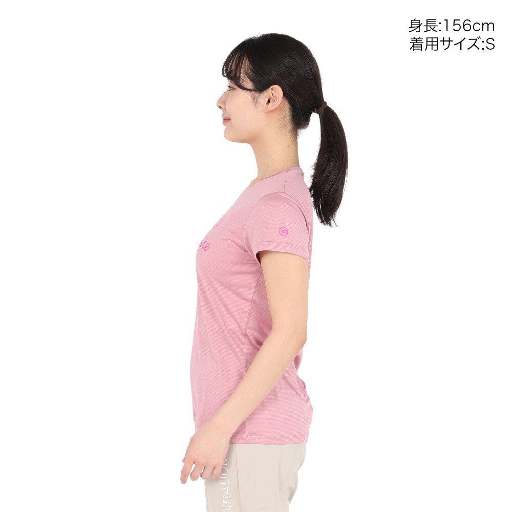 ジローム（GIRAUDM）（レディース）ドライプラスUV ボーダー Tシャツ CT5S0016-TR864-GRSD LVD