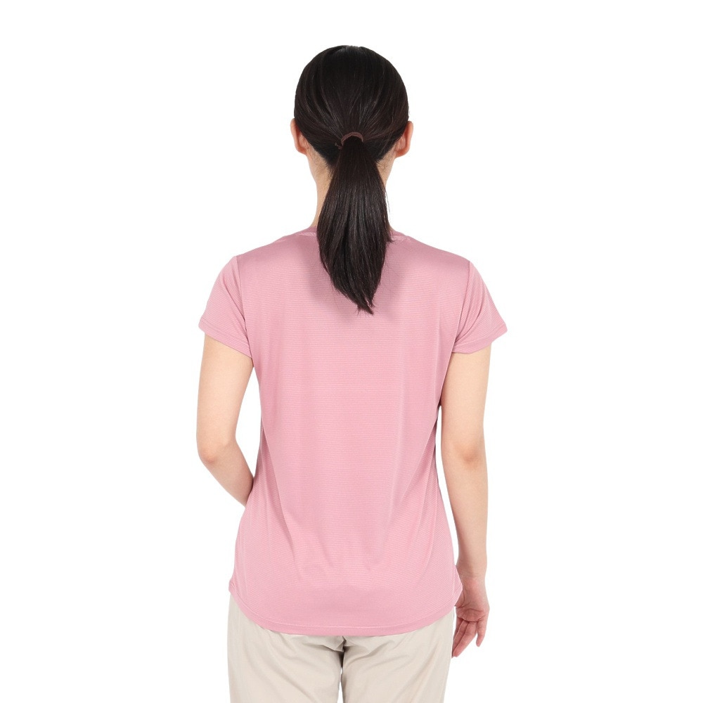 ジローム（GIRAUDM）（レディース）ドライプラスUV ボーダー Tシャツ CT5S0016-TR864-GRSD LVD