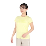 (レディース)ドライプラスUV ボーダー Tシャツ CT5S0016-TR864-GRSD YEL