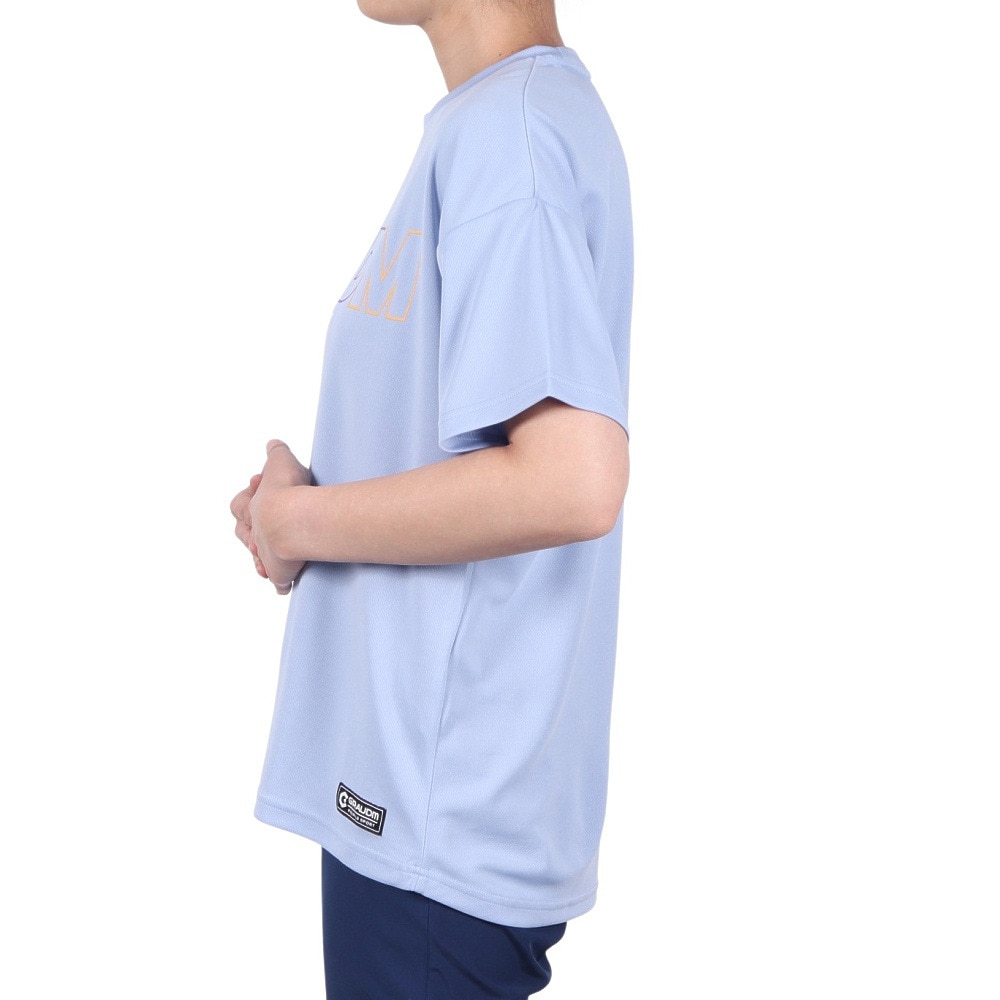 ジローム（GIRAUDM）（レディース）ドライプラス プリント 半袖Tシャツ CT5S0025-TR864-GRCD LIL