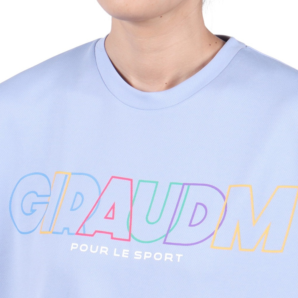 ジローム（GIRAUDM）（レディース）ドライプラス プリント 半袖Tシャツ CT5S0025-TR864-GRCD LIL
