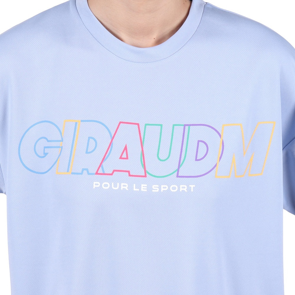 ジローム（GIRAUDM）（レディース）ドライプラス プリント 半袖Tシャツ CT5S0025-TR864-GRCD LIL