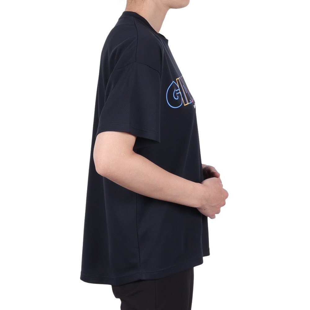 ジローム（GIRAUDM）（レディース）ドライプラス プリント Tシャツ MST09 CT5S0025-TR864-GRCD NVY