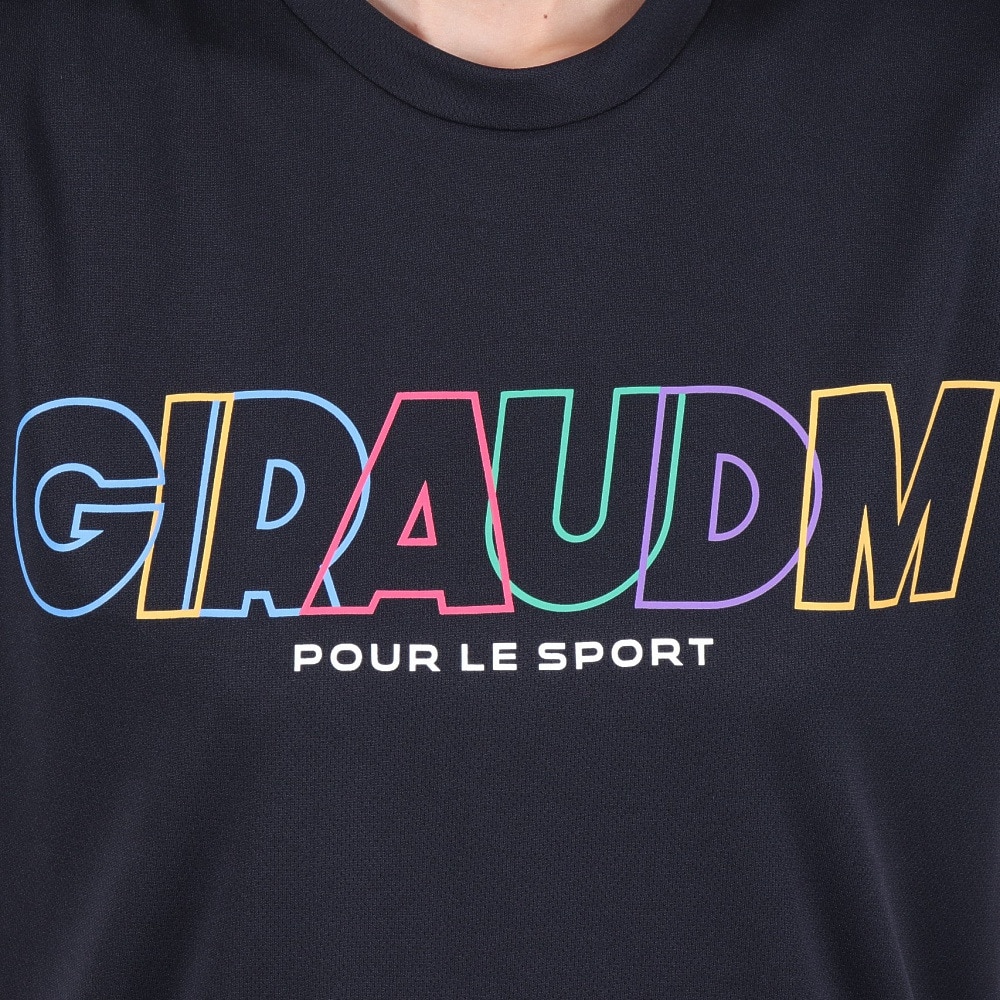 ジローム（GIRAUDM）（レディース）ドライプラス プリント Tシャツ MST09 CT5S0025-TR864-GRCD NVY
