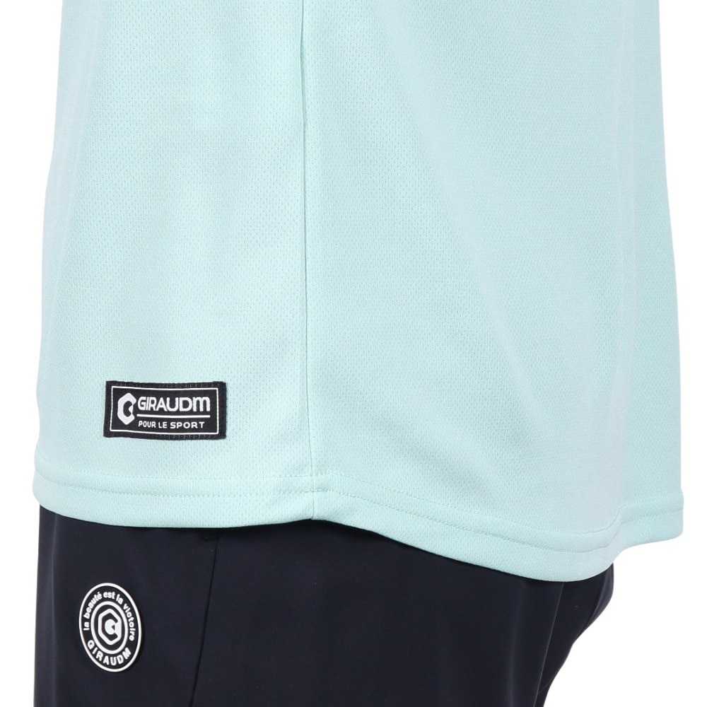 ジローム（GIRAUDM）（レディース）ドライプラス プリント 半袖Tシャツ CT5S0027-TR864-GRCD LBLU