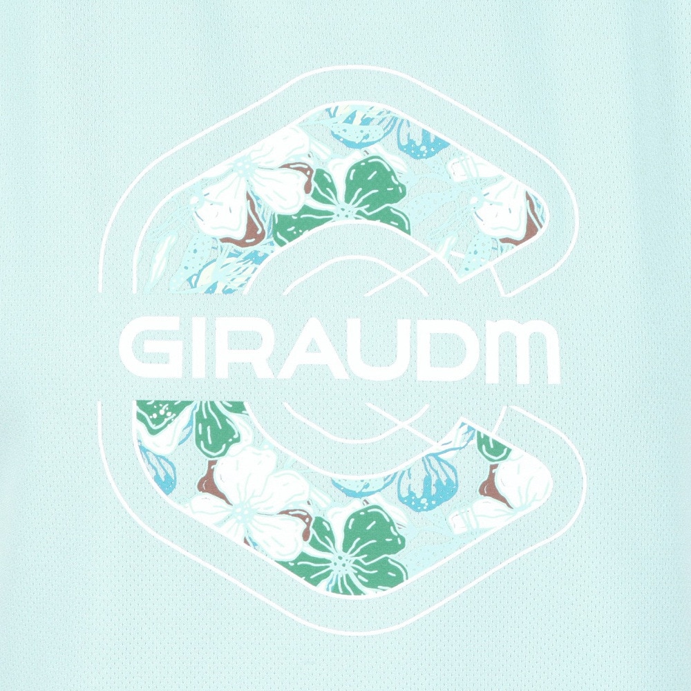 ジローム（GIRAUDM）（レディース）ドライプラス プリント 半袖Tシャツ CT5S0027-TR864-GRCD LBLU