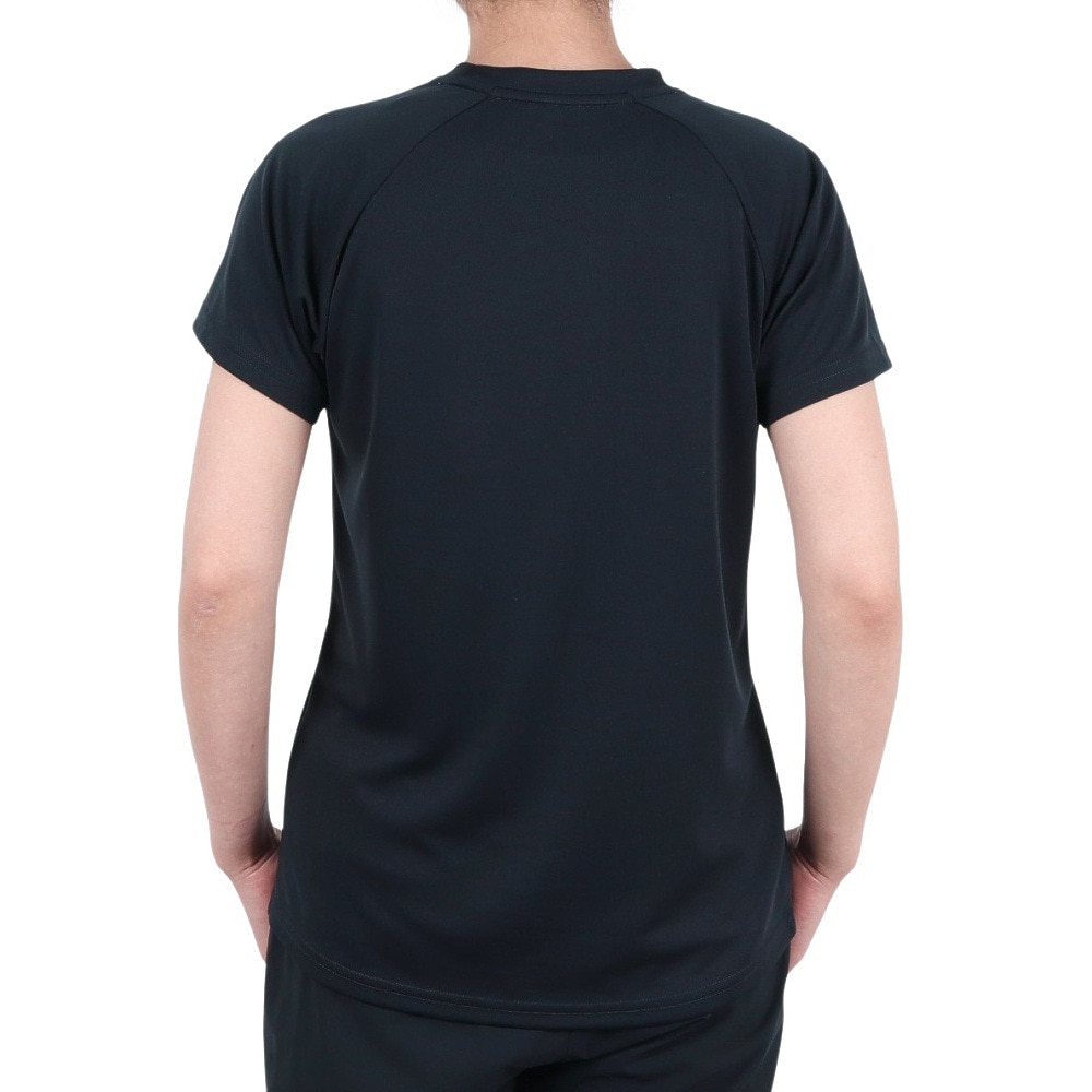 ジローム（GIRAUDM）（レディース）ドライプラス プリント 半袖Tシャツ CT5S0027-TR864-GRCD NVY