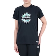 (レディース)ドライプラス プリント 半袖Tシャツ CT5S0027-TR864-GRCD NVY