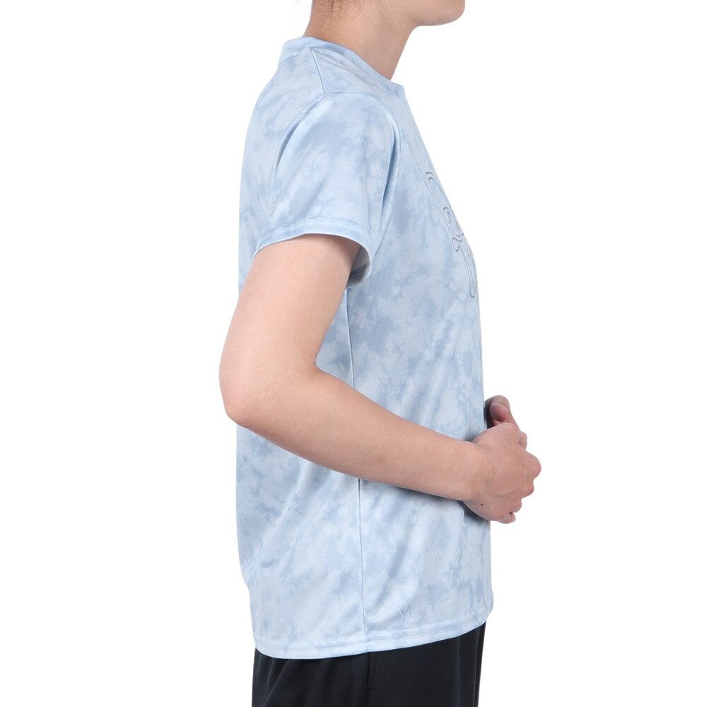 ジローム（GIRAUDM）（レディース）ドライプラス プリント 半袖Tシャツ CT5S0029-TR864-GRCD LIL