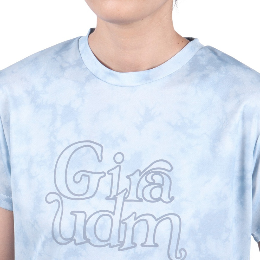 ジローム（GIRAUDM）（レディース）ドライプラス プリント 半袖Tシャツ CT5S0029-TR864-GRCD LIL
