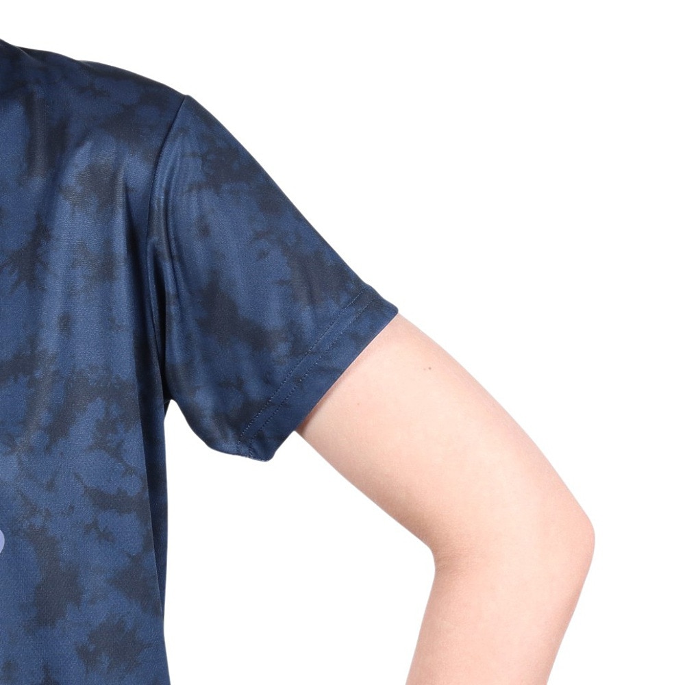 ジローム（GIRAUDM）（レディース）ドライプラス プリント 半袖Tシャツ CT5S0029-TR864-GRCD NVY