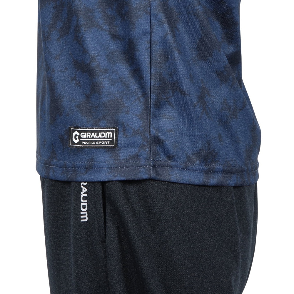 ジローム（GIRAUDM）（レディース）ドライプラス プリント 半袖Tシャツ CT5S0029-TR864-GRCD NVY