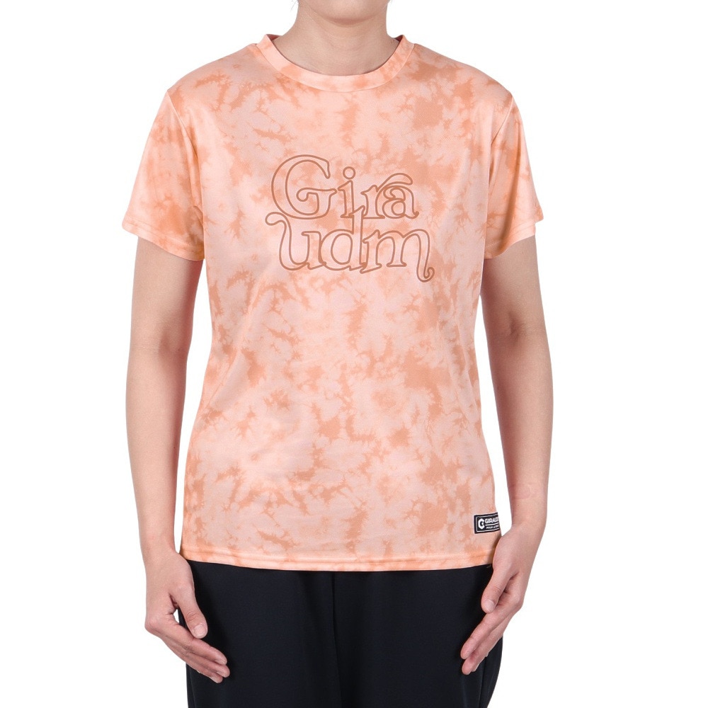 ジローム（GIRAUDM）（レディース）ドライプラス プリント 半袖Tシャツ CT5S0029-TR864-GRCD SNP