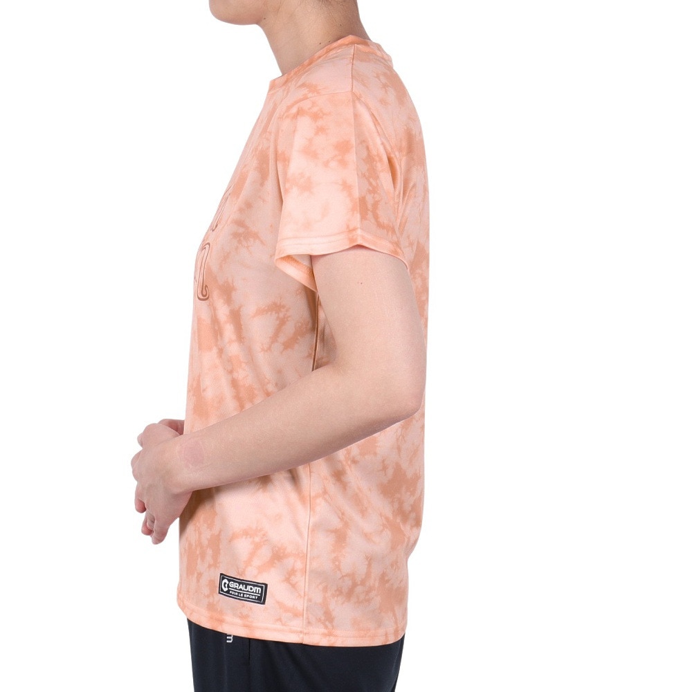 ジローム（GIRAUDM）（レディース）ドライプラス プリント 半袖Tシャツ CT5S0029-TR864-GRCD SNP
