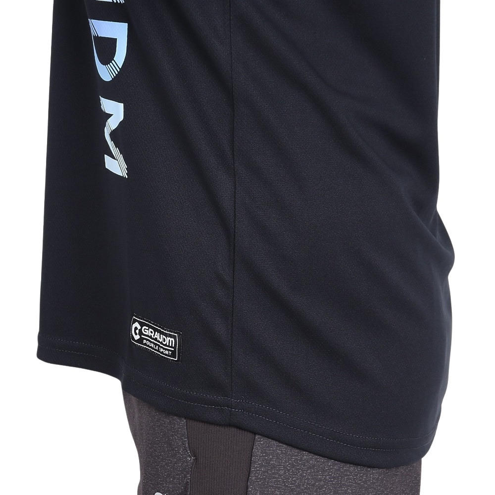 ジローム（GIRAUDM）（レディース）ドライプラス プリント メッシュ 半袖Tシャツ CT5S0031-TR864-GRCD NVY