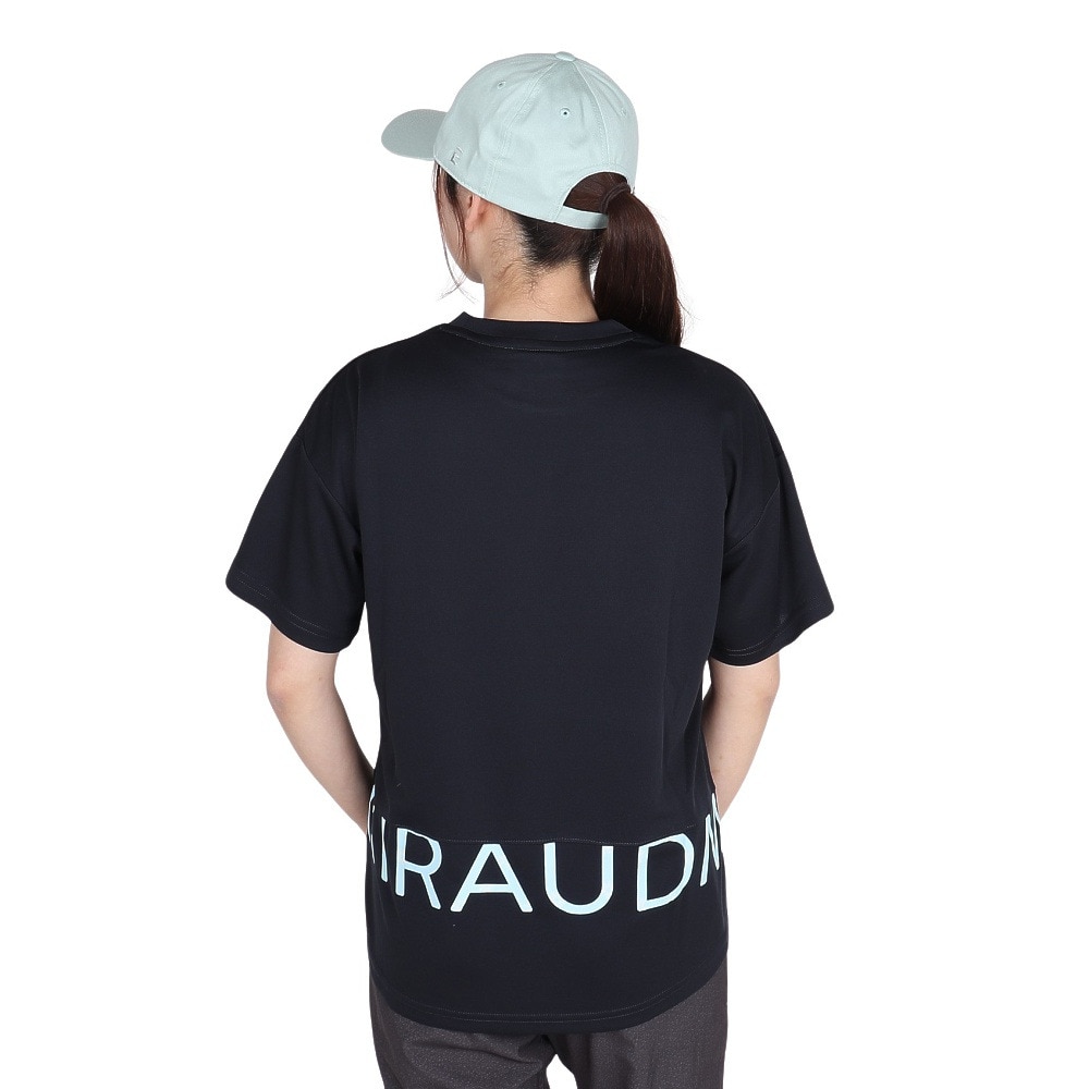 ジローム（GIRAUDM）（レディース）ドライプラス プリント メッシュ 半袖Tシャツ CT5S0033-TR864-GRCD NVY