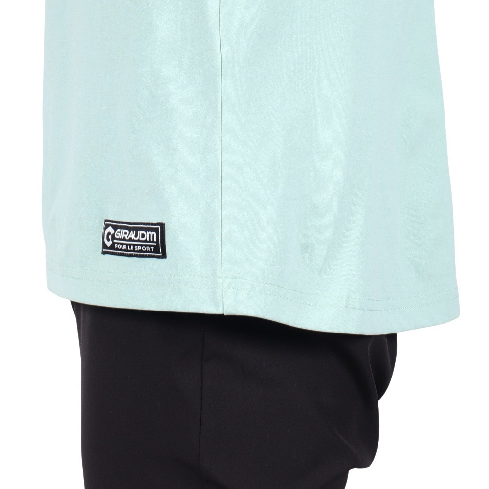 ジローム（GIRAUDM）（レディース）ドライプラス ジャージー プリント 半袖Tシャツ CT5S0035-TR864-GRCD LBLU