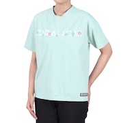 (レディース)ドライプラス ジャージー プリント 半袖Tシャツ CT5S0035-TR864-GRCD LBLU