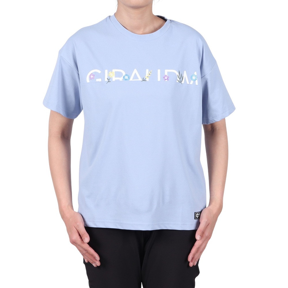 ジローム（GIRAUDM）（レディース）ドライプラス ジャージー プリント 半袖Tシャツ CT5S0035-TR864-GRCD LIL
