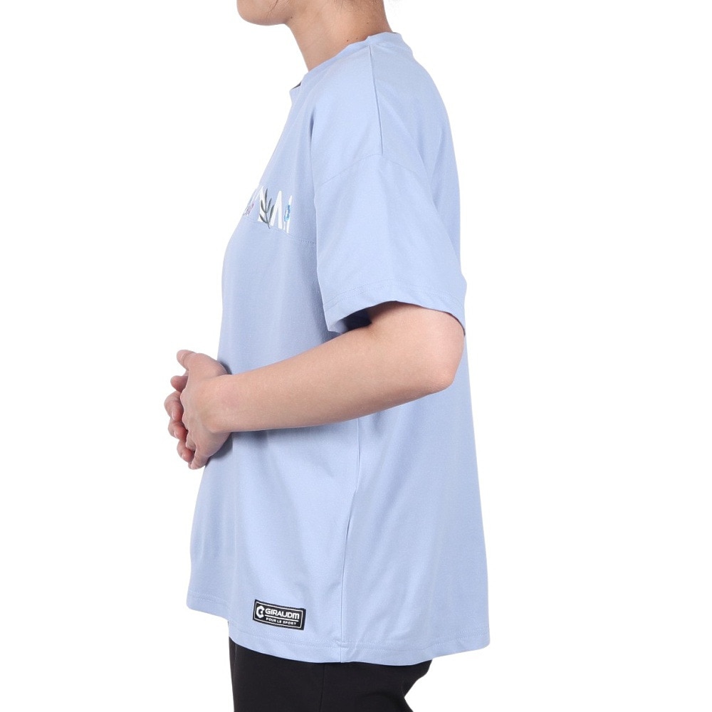 ジローム（GIRAUDM）（レディース）ドライプラス ジャージー プリント 半袖Tシャツ CT5S0035-TR864-GRCD LIL