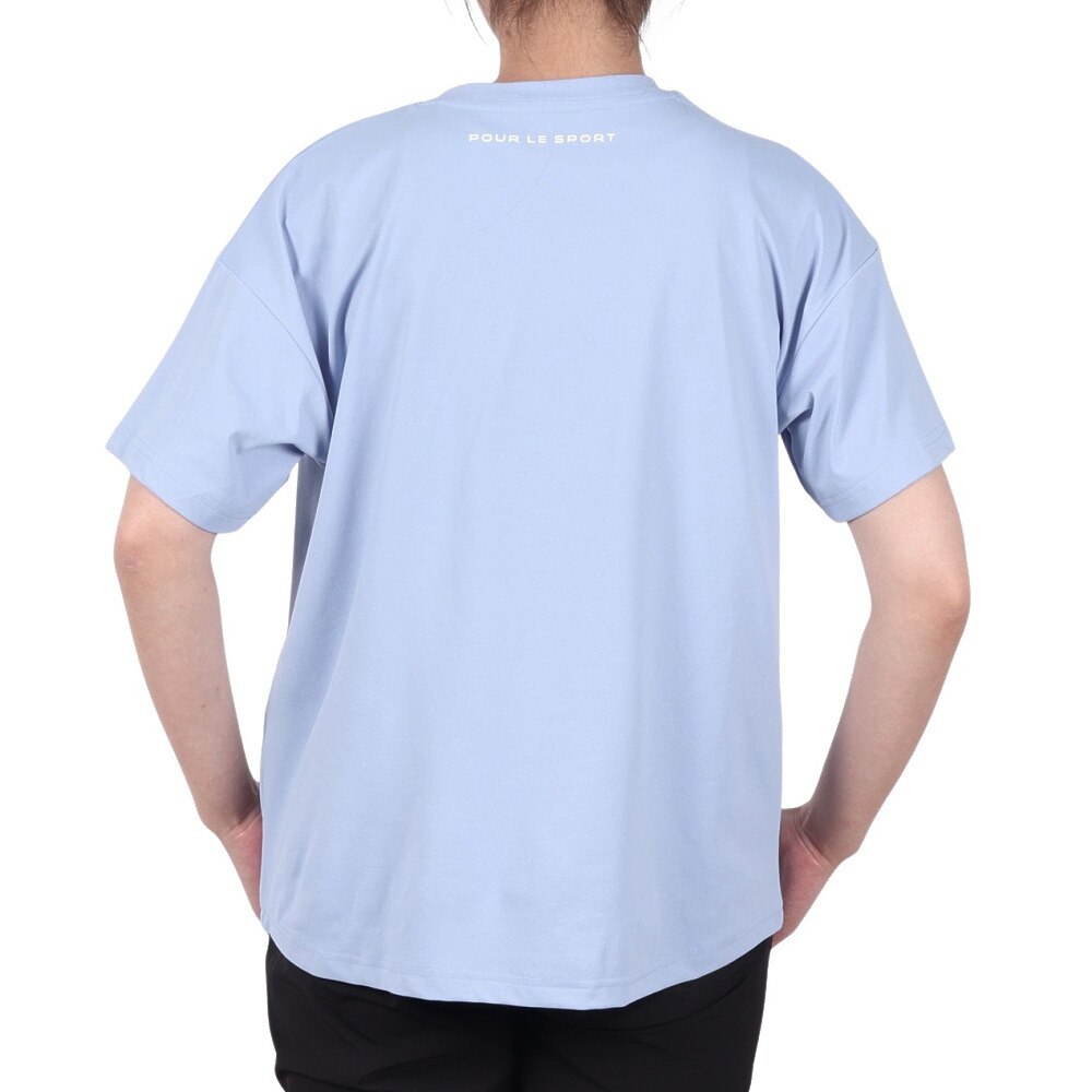 ジローム（GIRAUDM）（レディース）ドライプラス ジャージー プリント 半袖Tシャツ CT5S0035-TR864-GRCD LIL