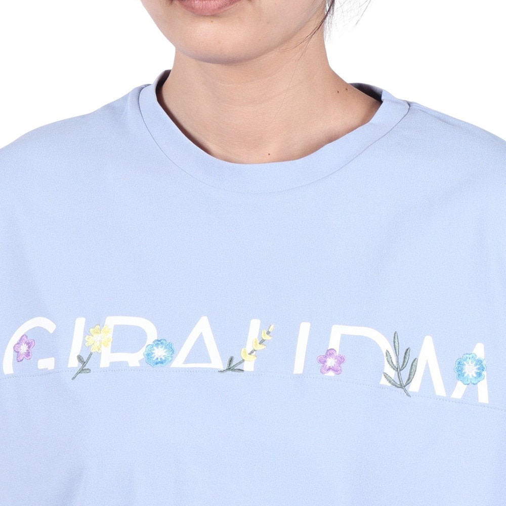 ジローム（GIRAUDM）（レディース）ドライプラス ジャージー プリント 半袖Tシャツ CT5S0035-TR864-GRCD LIL