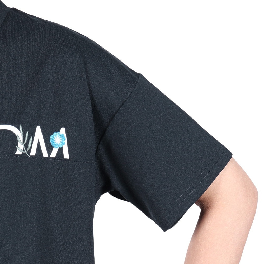 ジローム（GIRAUDM）（レディース）ドライプラス ジャージー プリント 半袖Tシャツ CT5S0035-TR864-GRCD NVY