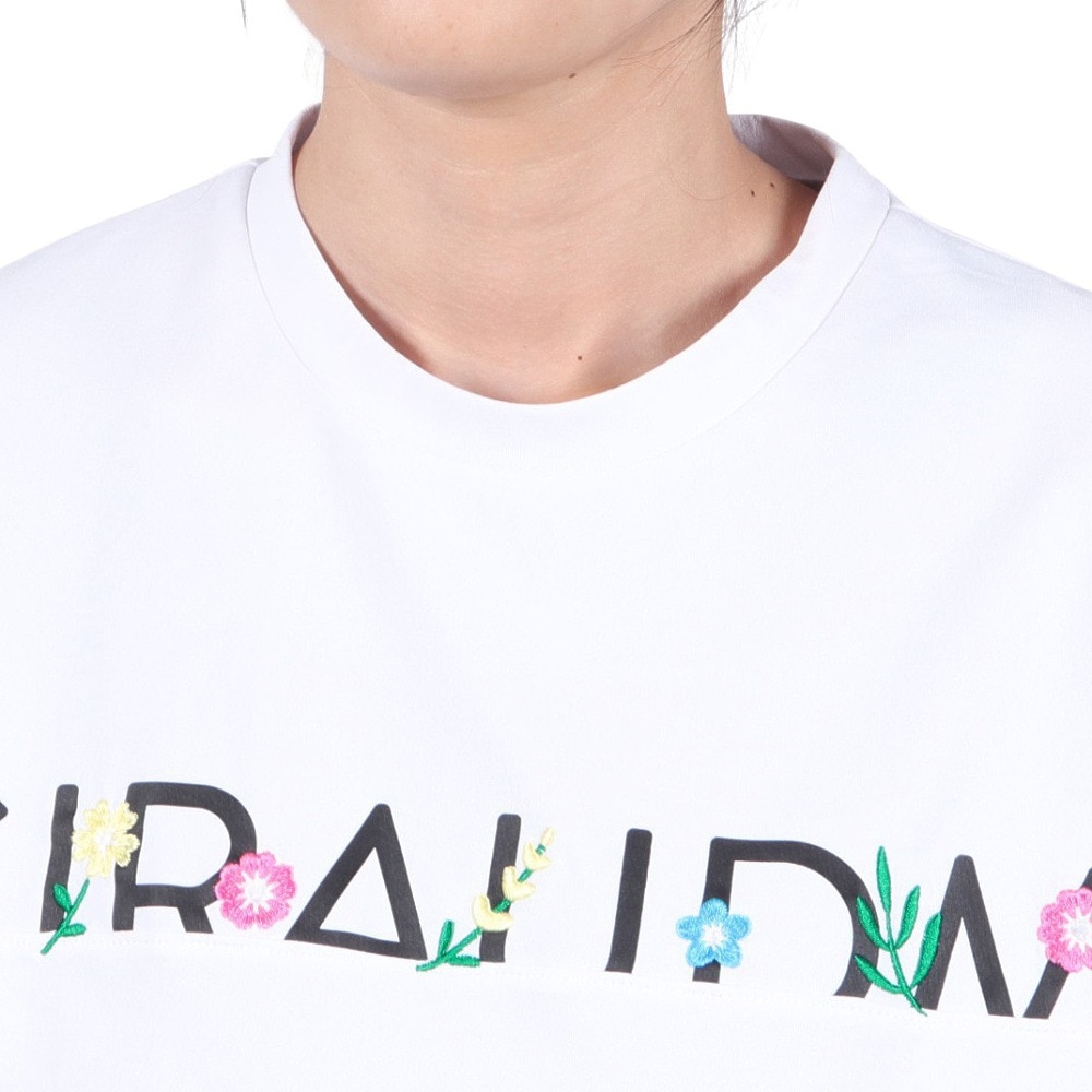 ジローム（GIRAUDM）（レディース）ドライプラス ジャージー プリント 半袖Tシャツ CT5S0035-TR864-GRCD WHT