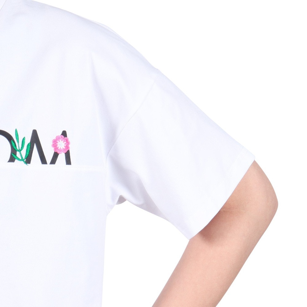 ジローム（GIRAUDM）（レディース）ドライプラス ジャージー プリント 半袖Tシャツ CT5S0035-TR864-GRCD WHT