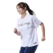 (レディース)ドライプラス ジャージー プリント 半袖Tシャツ CT5S0035-TR864-GRCD WHT