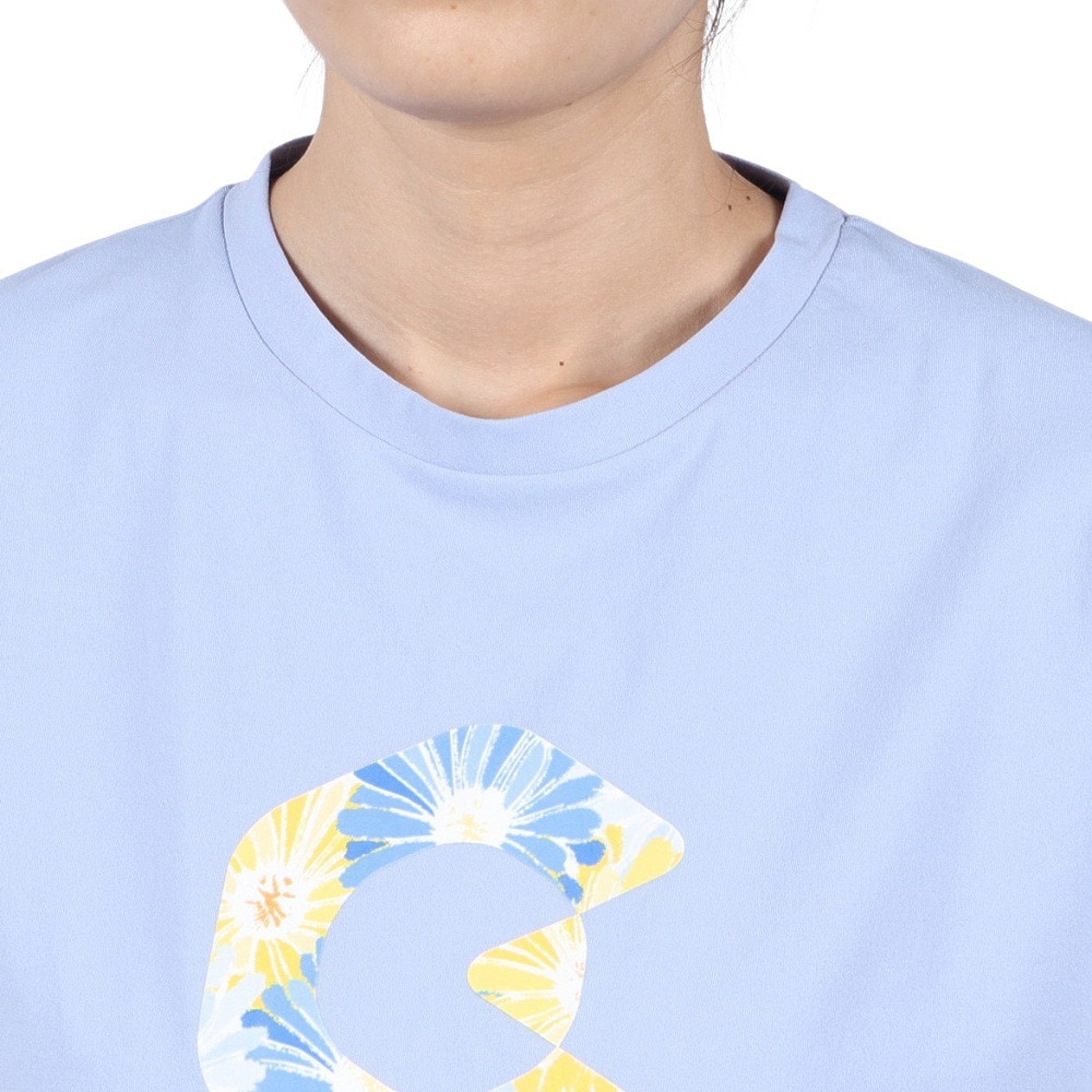ジローム（GIRAUDM）（レディース）ドライプラス ジャージー プリント 半袖Tシャツ CT5S0036-TR864-GRCD LIL