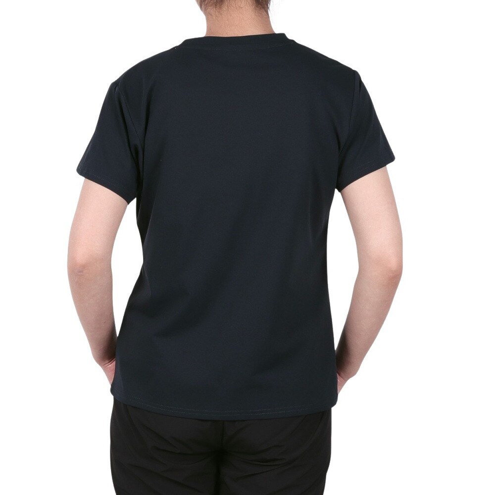 ジローム（GIRAUDM）（レディース）ドライプラス ジャージー プリント 半袖Tシャツ CT5S0036-TR864-GRCD NVY
